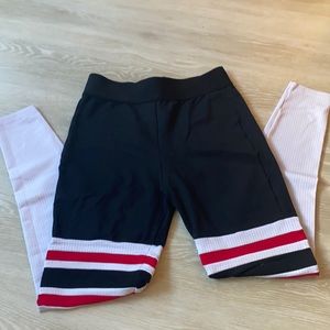 Bombshell high waisted sock leggings